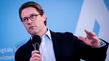 Andreas Scheuer (CSU), Bundesminister für Verkehr und digitale Infrastruktur.