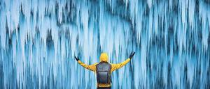 Der Mensch bewundert die Natur - und tut relativ wenig gegen den Klimawandel.