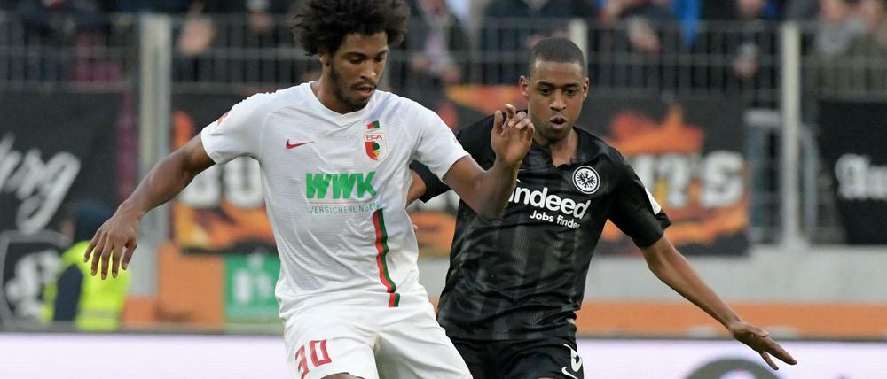 Vermisst. Augsburgs Caiuby (l.) ist noch nicht zu seinem Klub zurückgekehrt.