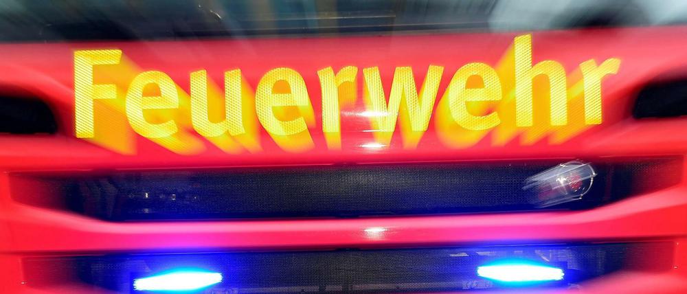Feuerwehr im Einsatz.