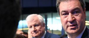 Horst Seehofer tritt nach der Wahl Markus Söders zum CSU-Vorsitzenden in den HIntergrund.