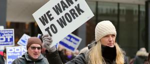 800.000 Regierungsangestellte sind vom längsten Shutdown der US-Geschichte betroffen.