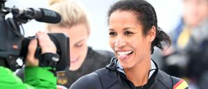 Mariama Jamanka, 28, wuchs in Reinickendorf auf. Sie war zunächst Leichtathletin, wechselte 2013 zum Bobsport. Jamanka lebt mittlerweile in Oberhof und ist Sportsoldatin.