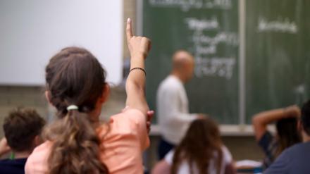 In einer Schulklasse.