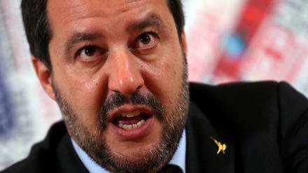 Spitze gegen Macron: Italiens Innenminister Matteo Salvini 