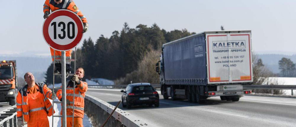 Tempolimit auf der A81