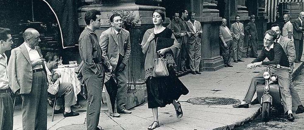 Ciao, bella. Ninalee Craig, eine Urlaubsbekanntschaft der Fotografin Ruth Orkin, im Florenz der Nachkriegszeit.