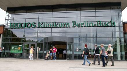 Der Haupteingang des Helios-Klinikums Berlin-Buch.