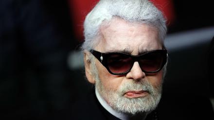 Karl Lagerfeld im November 2018 in Paris.