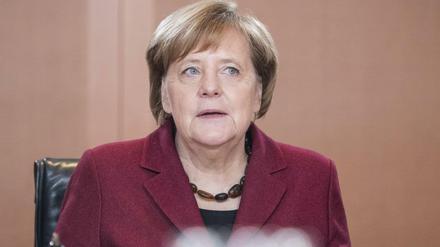 Bundeskanzlerin Angela Merkel (CDU) bei einer Kabinettssitzung im Januar 2019.