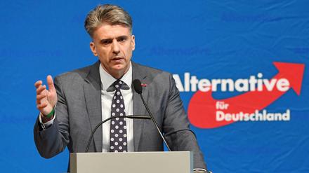 Seht mit seiner Partei im Visier des Landesverfassungsschutzes: Marc Jongen, einer von zwei Landeschefs der AfD Baden-Württemberg.
