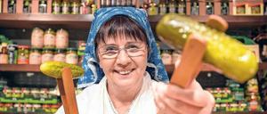 Klassiker: Die Spreewaldgurke gibt es in der Brandenburg-Halle natürlich auch.