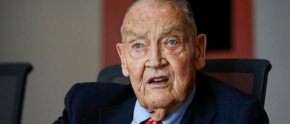 Jack Bogle, Gründer von Vanguard und Pionier der Indexfonds.