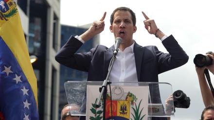 Juan Guaidó, Präsident des entmachteten Parlaments in Venezuela
