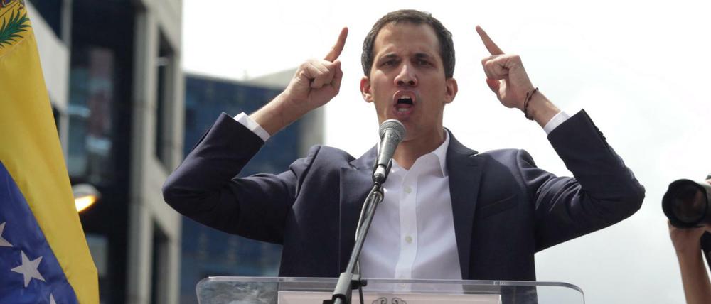 Juan Guaidó, Präsident des entmachteten Parlaments in Venezuela