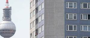 Wohnhäuser in Nähe des Berliner Alexanderplatzes 