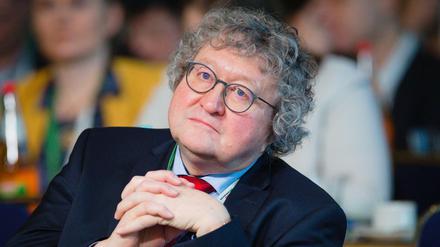 Werner Patzelt am vergangenen Samstag auf dem CDU-Landesparteitag in Dresden. 