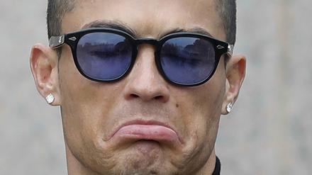 Verurteilt. Cristiano Ronaldo könnte aber noch unglücklicher sein.