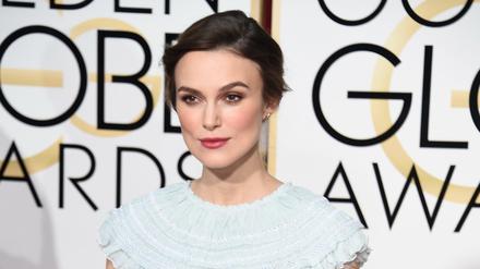 Spielt die Hauptrolle: Schauspielerin Keira Knightley, hier im Jahr 2015 bei den Golden Globes.