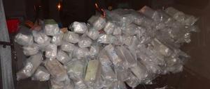 Fast 60 Kilogramm Heroin fanden Zoll und Polizei bei einer Kontrolle auf der A11.