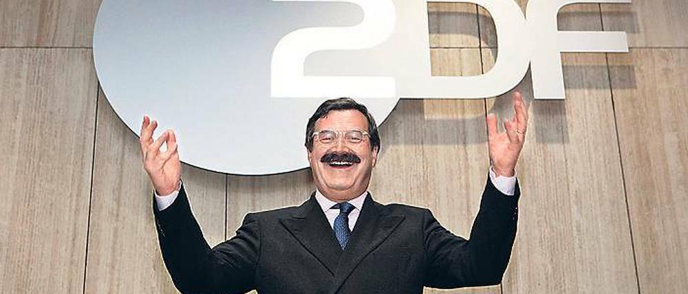 Mediengeschichte. Der ehemalige Chefredakteur des ZDF, Nikolaus Brender. 