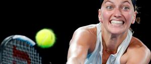 Mit viel Energie. Petra Kvitova schlägt Danielle Collins und darf nun um den ersten Grand-Slam-Titel des Jahres spielen.