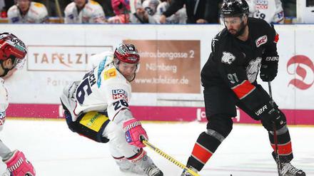 Bloß nicht zurückschauen. Florian Busch (26) will mit den Eisbären endlich wieder punkten.