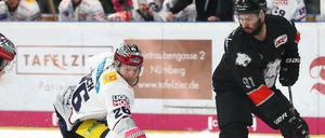Bloß nicht zurückschauen. Florian Busch (26) will mit den Eisbären endlich wieder punkten.