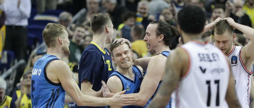Der Matchwinner. Martin Hermannssons Mitspieler wissen, bei wem sie sich bedanken müssen. 