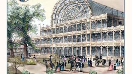 Auf dem Höhepunkt. 1851 fand in London „The Great Exhibition“ statt, die erste Weltausstellung. Europas Staaten zeigten, was sie produzieren und wie sie den Weltmarkt beherrschen. Jospeh Paxton war der Ingenieur des Kristallpalasts. Foto: Colport / Alamy Stock Photo