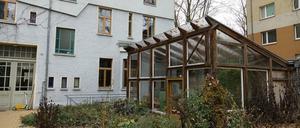 In dem kleinen Wintergarten im Hof bauen die Mitglieder der Hausgemeinschaft Gemüse an. 
