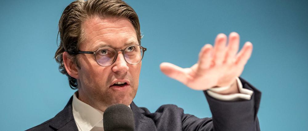Der Bundesverkehrsminister Andreas Scheuer (CSU).