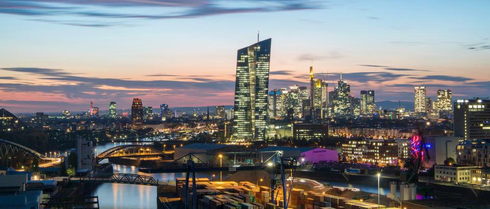 Sitz der Europäischen Zentralbank in Frankfurt.