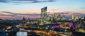 Sitz der Europäischen Zentralbank in Frankfurt. 
