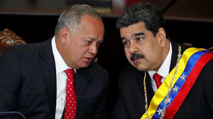 Zu Gesprächen bereit: Venezuela Präsident Maduro, hier bei der Eröffnungszeremonie des Obersten Gerichtshof Venezuelas am Donnerstag. 