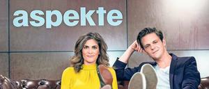 Füße hoch, Kopf klar. Katty Salié und Jo Schück moderieren „Aspekte“. 