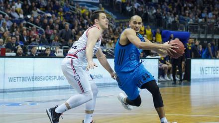 Gegen Vilnius steigerten sich Alba Berlin und Stefan Peno (rechts) erst nach der Pause.