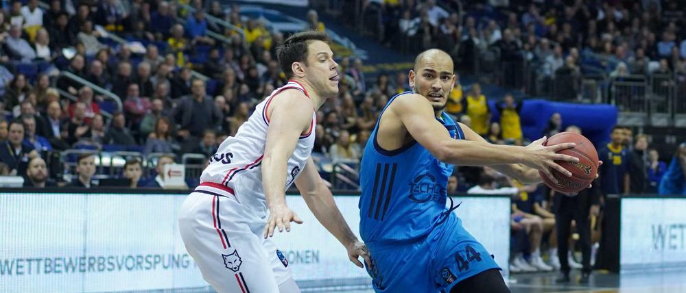 Gegen Vilnius steigerten sich Alba Berlin und Stefan Peno (rechts) erst nach der Pause.