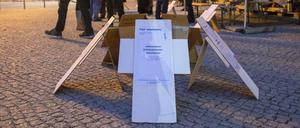 Recht auf Wohnen: Auftakt zur mehrtägigen Protestaktion von Mieterverbänden gemeinsam mit Obdach- und Wohnungslosen.