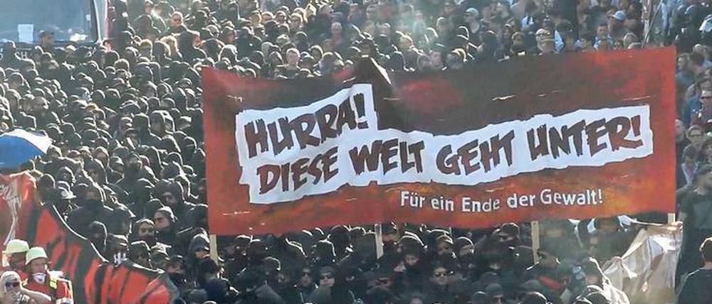 Eskalation der Gewalt: Der G-20-Gipfel 2017 in Hamburg. 