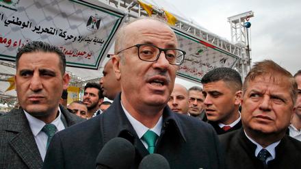Der palästinensische Premierminister Rami Hamdallah.