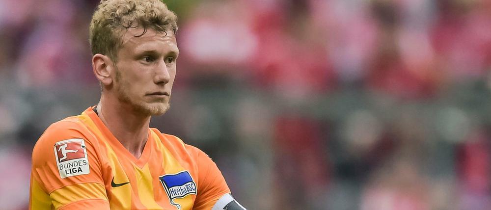 Fabian Lustenberger führte die Hertha zwei Saisons lang als Kapitän aufs Feld.