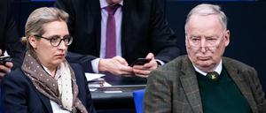 Lange Gesichter bei der AfD: Alice Weidel und Alexander Gauland