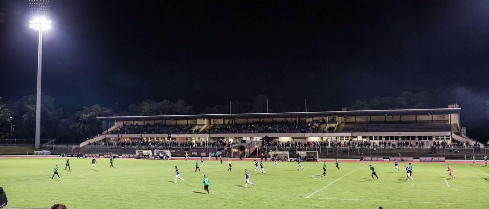 Die Stimmung im Mommsenstadion war schon mal besser.