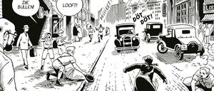 Straßenkämpferin. Eine Seite aus „Berlin“.