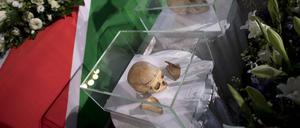 Anlässlich der Rückgabe von Schädeln und Gebeinen nach Namibia fand im August 2018 eine kirchliche Gedenkfeier in Berlin statt.