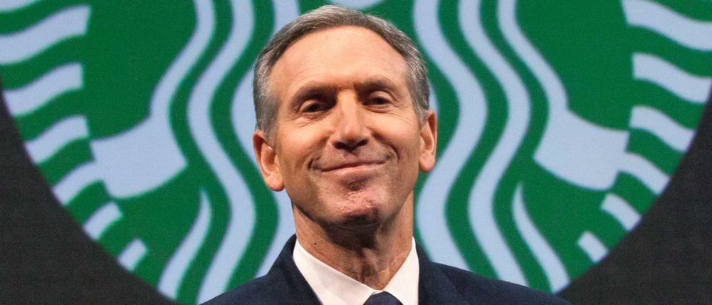 Howard Schultz. ehemaliger Starbucks-Chef.