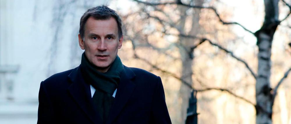 "Ein bisschen Extra-Zeit": Der britische Außenminister Jeremy Hunt hält eine Verschiebung des Brexits nicht für ausgeschlossen.