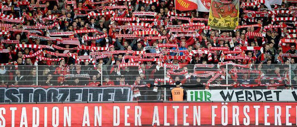 Daheim in Köpenick: Die Heimspiele von Union Berlin sind fast immer ausverkauft.