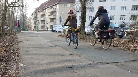 So sieht der Radweg am Teltowkanal jetzt aus. 